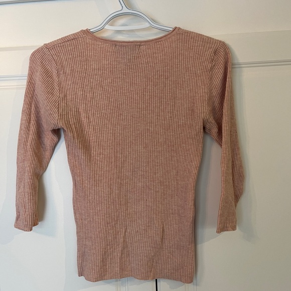 Atmosphere Pink Ribbed Knit Top - Picture 2 of 4